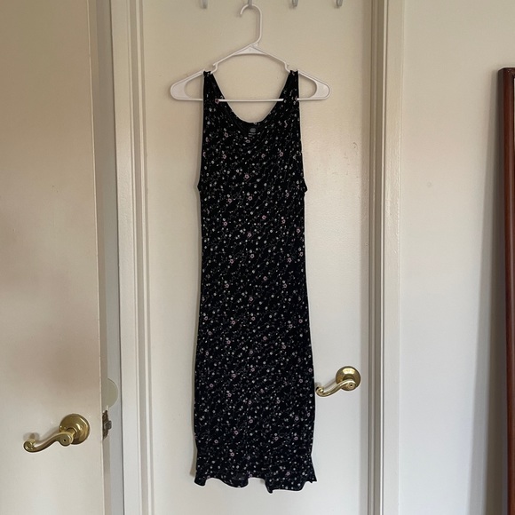 Andy Blanco Vintage Floral Cowl Neck Dress/Slip - Picture 3 of 5